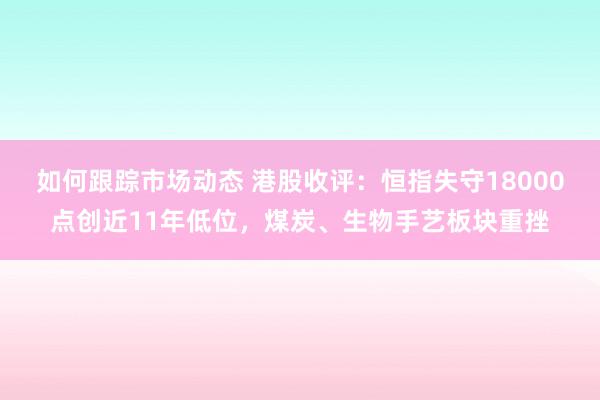 如何跟踪市场动态 港股收评：恒指失守18000点创近11年低位，煤炭、生物手艺板块重挫