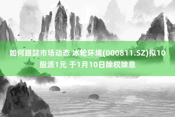 如何跟踪市场动态 冰轮环境(000811.SZ)拟10股派1元 于1月10日除权除息