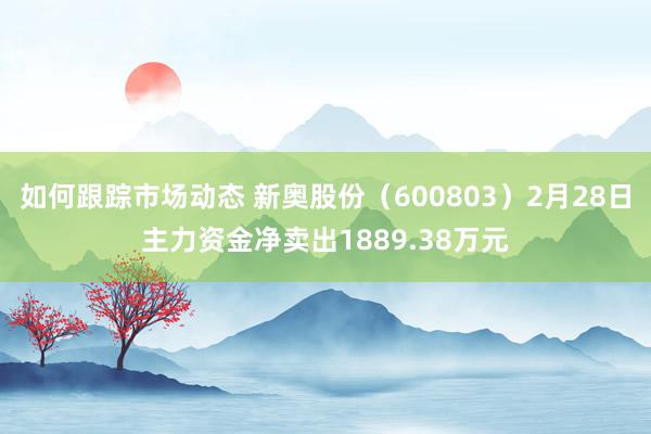 如何跟踪市场动态 新奥股份（600803）2月28日主力资金净卖出1889.38万元